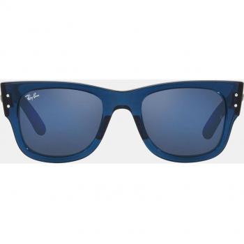 Ray-Ban RB0840S Mega Wayfarer 6638O4 Unisex Square Dark Blue Sunglasses