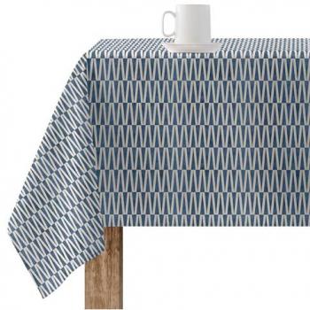 Mantel Antimanchas Tacto Extrasuave Azul 300x155 cm - 100% Algodón Orgánico - Modelo 0120-335 - Made in Spain