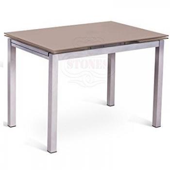 Mesa Extensible de Vidrio 110-170 x 75 cm - Modelo Baud