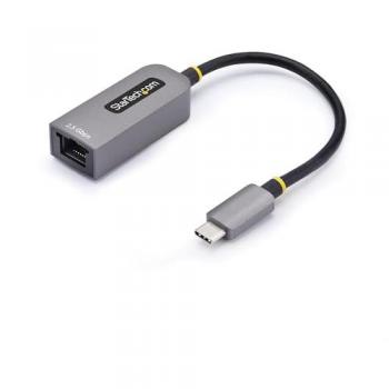 Adaptador de Red Ethernet USB Tipo C 2.5Gb - Compatible con Thunderbolt - RJ45 - Gris