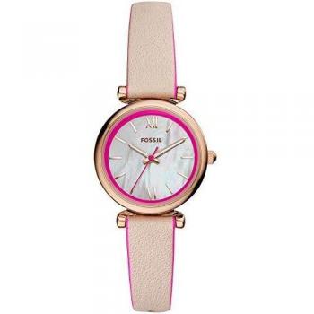 Reloj FOSSIL Mod. ES4833 para Mujer - Elegante, Resistente Al Agua, Diseño Moderno, Esfera de Acero Inoxidable, Correa de Cuero, Cristal Mineral Antirayaduras