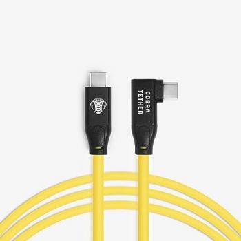 Cable USB-C a USB-C 90º 5M Cobra Tether
