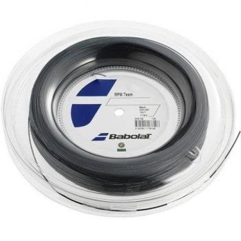 Babolat RPM Team String Reel 200m - Type: Tennis String, Characteristics: Gauge 16 (1.30 mm), Color: Black, Length: 200 meters, Material: Polyester, Spin-friendly, Durable, Control-oriented