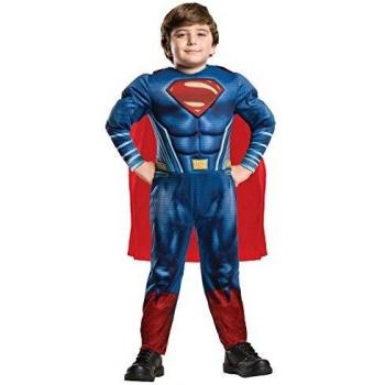 Rubies- Deluxe Superman Disfraz Infantil, Multicolor, S