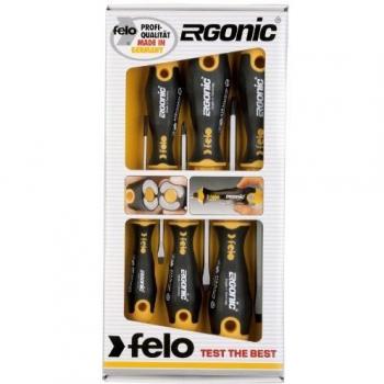 Felo Ergonic Feles40095118 Juego de Destornilladores, Set de 5 Piezas