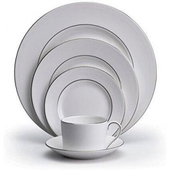 Wedgwood Vera Wang Blanc Sur Blanc - Plato para ensalada