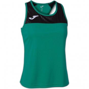 Camiseta sin mangas mujer Joma Montreal verde negro