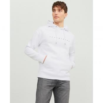 Jack & Jones Men's Essential Logo Hoodie White XL