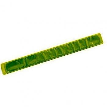 CONTEC Reflexband 'Snap R' SB-verpackt, 3M Scotchlite Reflex-Material, 33cm lang mit Aufrollautomatik, reflexgrün