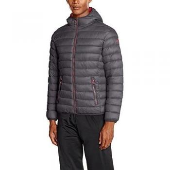 CMP - Chaqueta de plumón para hombre, otoño/invierno, hombre, color Asphalt/Ferrari, tamaño 48