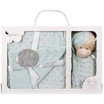 Interbaby PD001-03 - Interbaby-Manta Burbuja y Dou Dou Osito Verde