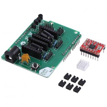 Scanner ZUM Tarjeta de Expansión con A4988 Motor Diver Módulo para Ciclop 3D Impresora DIY Impresora Accesorios