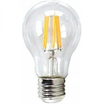 Silver Electronics LED Filamento Estándar E27, 6 W, 3000K