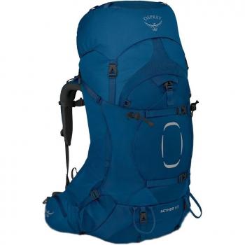 Mochila Osprey Aether 55L para hombre en color azul, talla L-XL