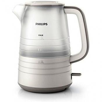 Philips Daily HD9334/20 - Hervidor de Agua, 2400 W, 1.5 Litros, Color Blanco