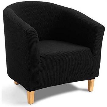 TIANSHU Funda de Sillón Chesterfield,Tejido Jacquard de poliéster y Elastano Fundas de sofá Suaves duraderas Tub Chair Sillón