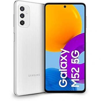 Smartphone Samsung Galaxy M52 5G 6GB RAM 128GB Storage 6.7-inch Display White Dual SIM