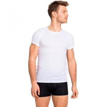 Camiseta Interior De Manga Corta Odlo Active F-dry Light para Hombre, Color Blanco, Talla M