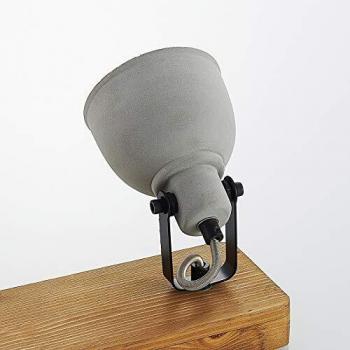Plafón de techo Lindby Mitis, tipo industrial, color marrón, material madera e.o., 3 luces GU10 para salón y comedor