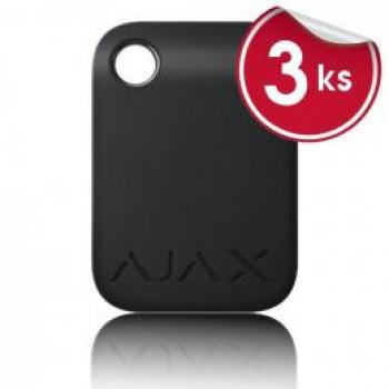 Portachiavi de acceso contactless MIFARE DESFire ASP - Set de 3 piezas color negro