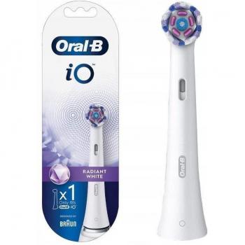 Cabezal de Cepillo de Dientes Eléctrico Oral-B iO Radiant White - Paquete de 6 Unidades