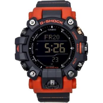 Casio G-Shock Mudman Master Of G-Land Solar Digital Watch Orange and Black Resin Strap 200M Men's GW-9500-1A4