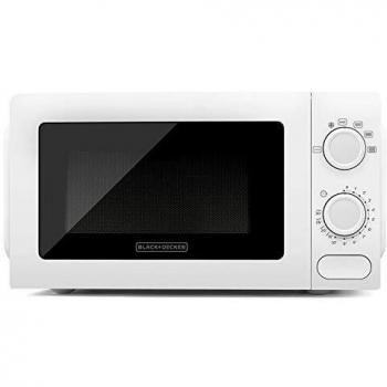 Black+Decker BXMY700E Microondas 20 litros y 700W, 5 niveles de potencia y 3 funciones combinadas