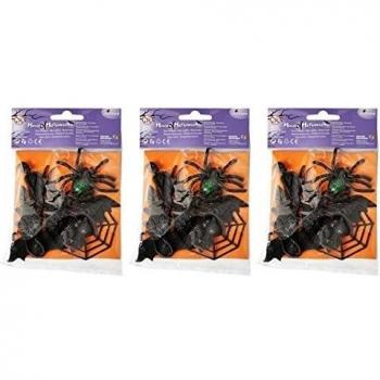 Heitmann Deco 30476 Casa de Halloween - Decoración Set bichos, 18 piezas