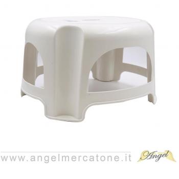 Taburete Sabin 29x25x18,5cm Blanco