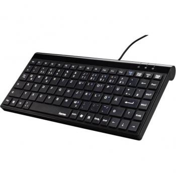 Teclado con Cable Slim Mini S/Tec Numérico Hama Technics SL720 Qwerty Español