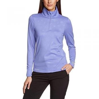 SportHill Laufshirt Swift Dry Pro langarm - Chaqueta de running para mujer, color azul, talla M