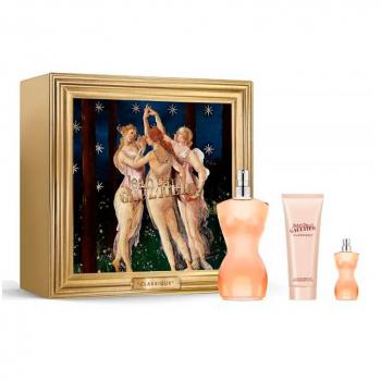 Jean Paul Gaultier Classique Women's Eau de Toilette Gift Set (100ml Spray + 75ml Body Lotion + 6ml Spray)