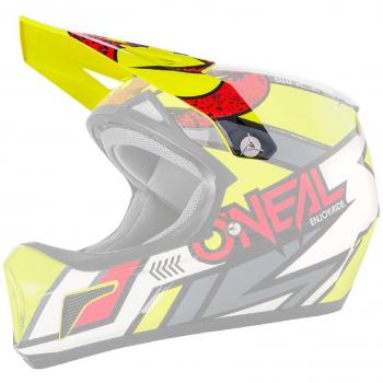 O'Neal Ersatzvisier Sonus Strike Helm Ersatzschirm Ersatzteil Mountain Bike Downhill MTB DH Fahrrad, 0481-90, Farbe Gelb