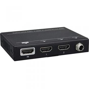 Vivolink HDMI Splitter 1x2, 4K@60Hz with 4K to 1080P Down-Scaling, VLHDMISP1X2