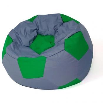 Bolsa sako puf ball gris-verde XXL 140 cm, Puff GO GIFT Verde Gris Oxford Fútbol