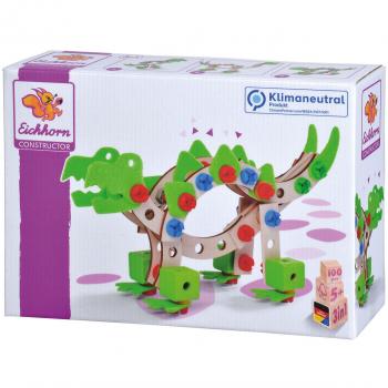 Juego de Construcción Eichhorn Dinosaurios Multicolor 100 Piezas FSC®
