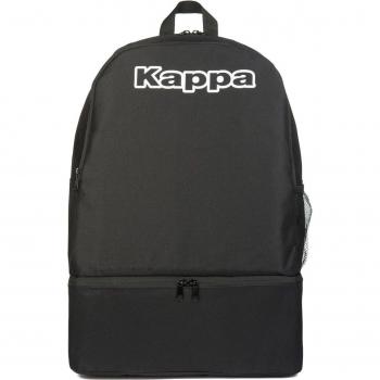Mochila Kappa New Backpack Negro, mochila de diseño moderno, color negro, con compartimentos múltiples, material resistente al agua, correas ajustables y acolchadas para mayor comodidad