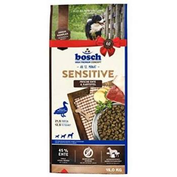 Bosch Sensitive Pato y Batata Pienso para Perros - Pack Doble 2 x 15 kg