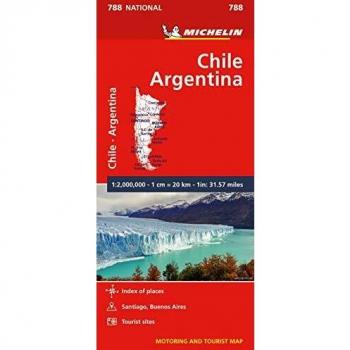 Mapa Michelin de Chile y Argentina - Escala 1:2.000.000
