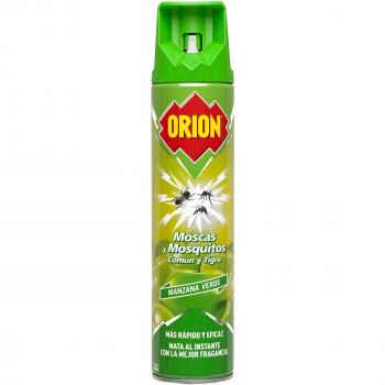 Orion - Insecticida Aerosol Manzana Verde para Moscas y Mosquitos, 800 Cc