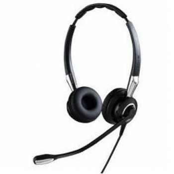 Jabra Biz 2400 II QD Duo NC Binaurale Diadema Negro, Plata auricular con micrófono - Auriculares con micrófono