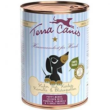 Comida Húmeda para Cachorros Terra Canis Pollo con Calabaza y Manzanilla 400g