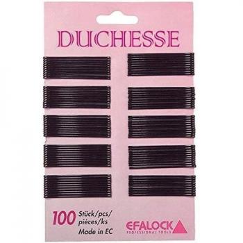Pinzas para el cabello Duchesse 7 cm Oro - 100 piezas