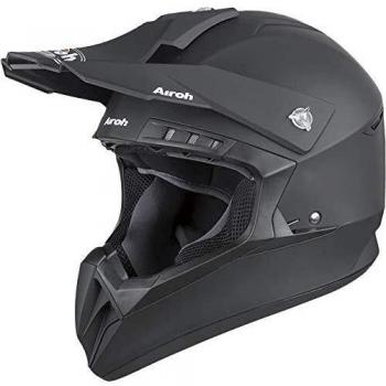 Airoh Terminator Open Vision Cascos, Adultos Unisex, Color Black Matt, XL