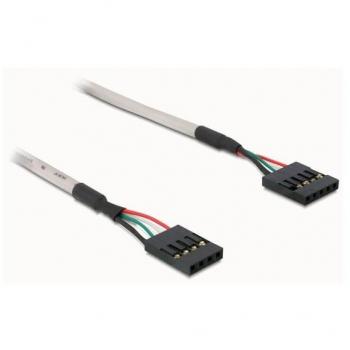 Cable USB 2.0 Interno 4 Pin a 5 Pin Hembra-Hembra de 50 cm