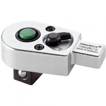 Stahlwille 725qr-4 Quickrelease Insertar Herramienta de carraca 1/4 disco, 14,5 mm de altura, 22 mm de ancho, tamaño 4