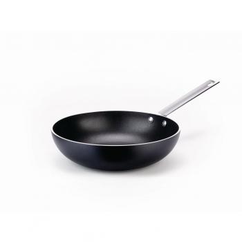 Alessi SG121/28 sartén, aluminio, negro, 28 cm