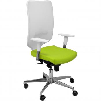 Silla de Oficina Ossa Blanca Similpiel Pistacho