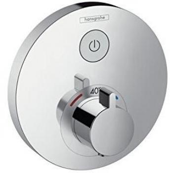 Hansgrohe 15744000 ShowerSelect S termostato empotrado, cromo, 1 salida
