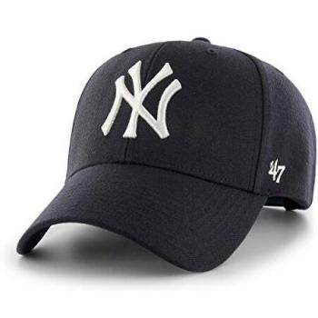 47 Brand New York Yankees MVP Cap - Unisex Navy Snapback Cap, One Size